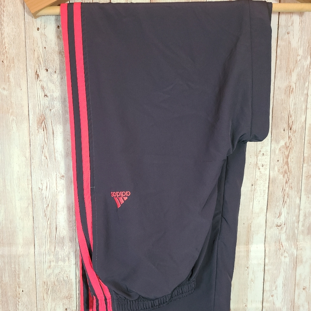 Adidas Track Pants Women’s Med Gray/Pink